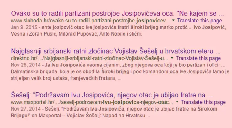 Je li otac Ive Josipovića ubijao fratre?