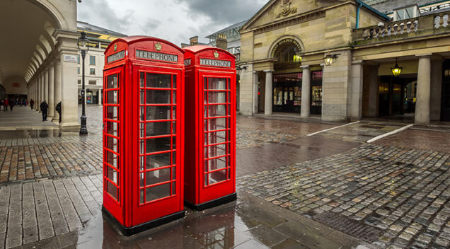 Telefonske govornice u Londonu