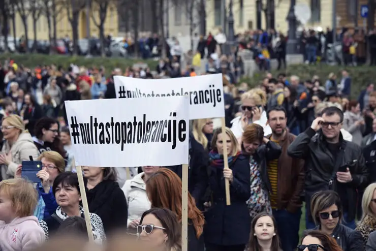 Prosvjed #spasime u Zagrebu