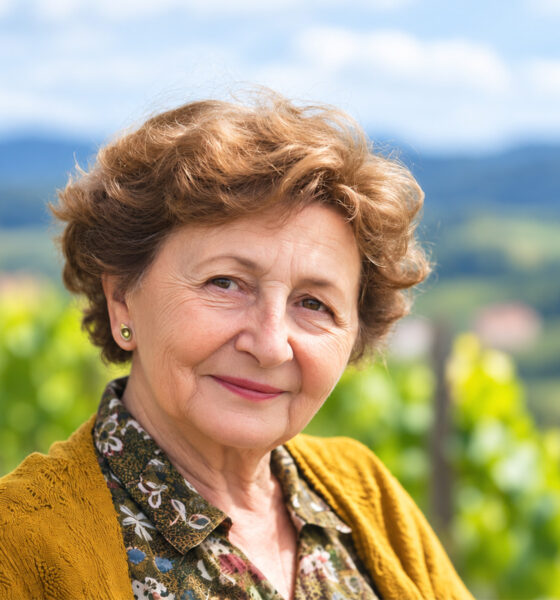 žena u Hrvatskom zagorju.