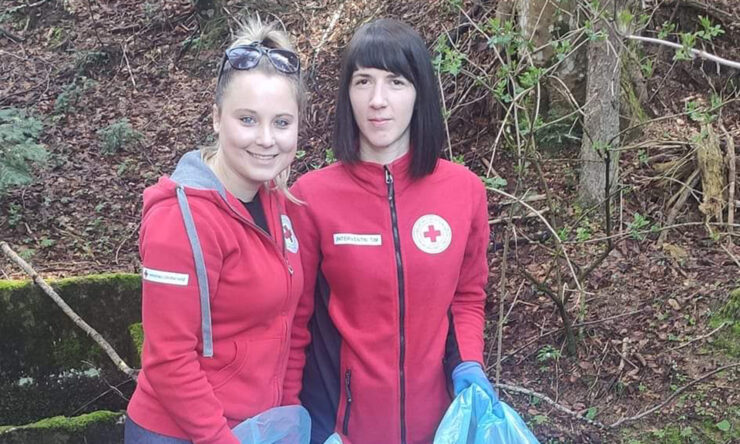 Eleonora Piščević i volonterka Sanja Branišelj Paulin (foto: Gordana Arh)
