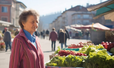 77-godišnja gospođa Rozalija s nostalgijom sjeća se svoje kuće na selu, sada zamijenjene za mali stan u betonskom Zagrebu. Bez vlastitog vrta i fizičkog rada, cvijeće sada gleda samo na prozoru. Osim toga, teško joj je što se osjeća kao da su u kavezu, ali trpe zbog obitelji i zdravlja.