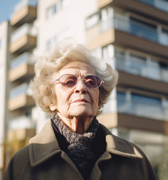 Gospođa Ilka, 91, živi bez lifta. Mirna i njegovana, hvali svoj ritam života. Uživa u luksuzu frizure i čistoće. Ne kuka, prihvaća stvarnost s vedrinom.