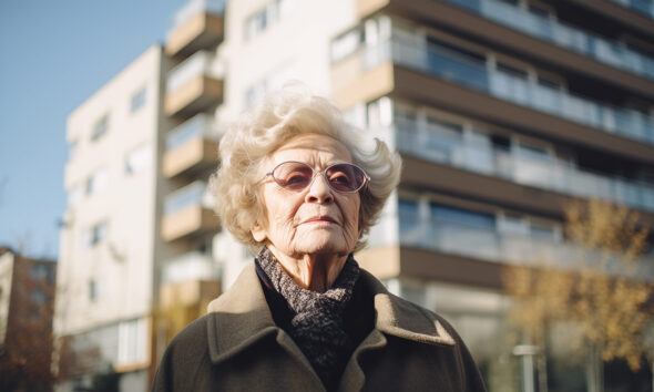 Gospođa Ilka, 91, živi bez lifta. Mirna i njegovana, hvali svoj ritam života. Uživa u luksuzu frizure i čistoće. Ne kuka, prihvaća stvarnost s vedrinom.