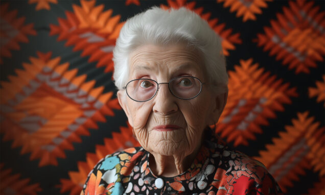 Angeline Charlebois, 105-godišnjakinja iz Levacka, Ont., aktivna je, društvena i energična, s hobijima poput pletenja, čitanja i igre karata s prijateljima.