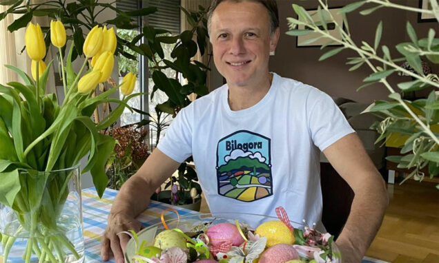 Gordan Jandroković u uskrsnom ozračju – okružen pisanicama, cvijećem i tradicionalnim blagdanskim jelima, u toplini doma slavi Uskrs.