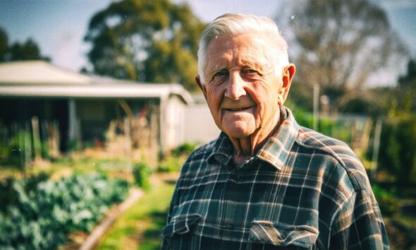 Umirovljenik Frank vitalnost duguje radu u vrti i dobrom braku.