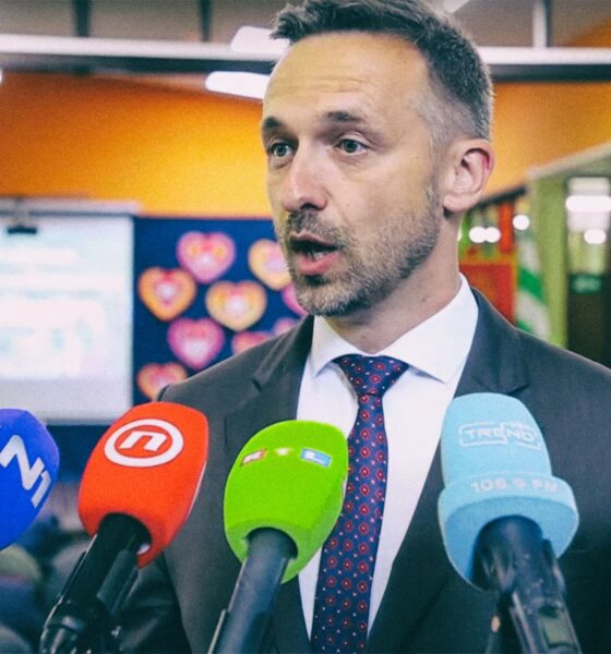Marin PIletić, ministar mirovinskog sustava, drži konferenciju za medije.