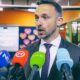Marin PIletić, ministar mirovinskog sustava, drži konferenciju za medije.