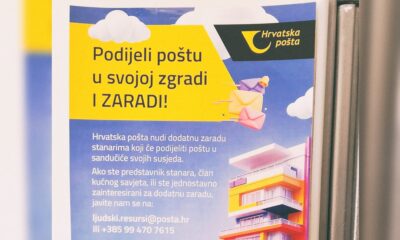 Hrvatska pošta plakatima poziva umirovljenike da postanu mini poštari.