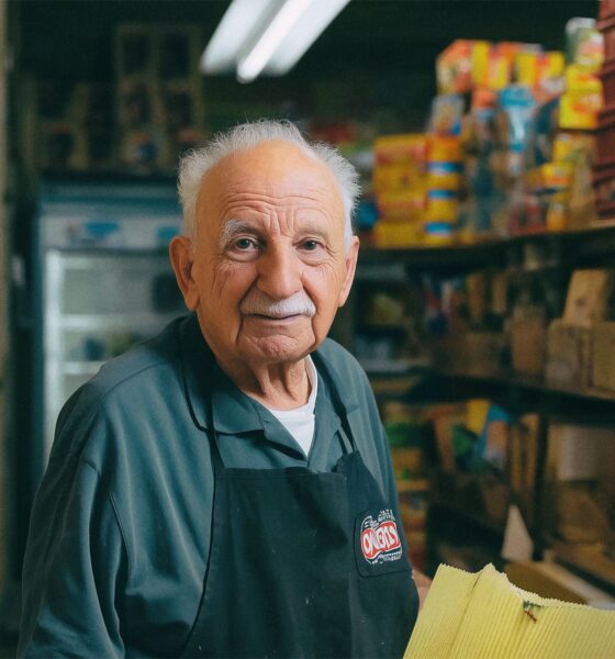 Umirovljenik star 90 godina radi na liniji brze hrane.