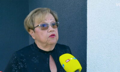 Višnja Fortuna, predsjednica Matice umirovljenika Hrvatske, daje izjavu za RTL.