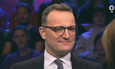 Njemački političar Jens Spahn (CDU) u programu javne televizije (ARD).