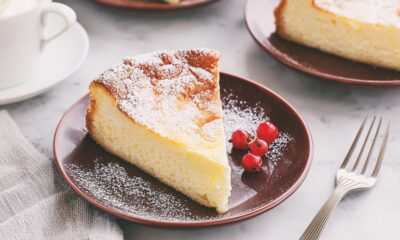 Torta od sira, jaja i bijele čokolade.