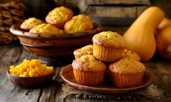 Muffini od muškatne tikve brzo se spremaju, a bogati su kompleksnim okusom, ali i karotenom.
