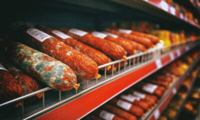 Pokvarene kobasice na policama trgovačkog lanca.