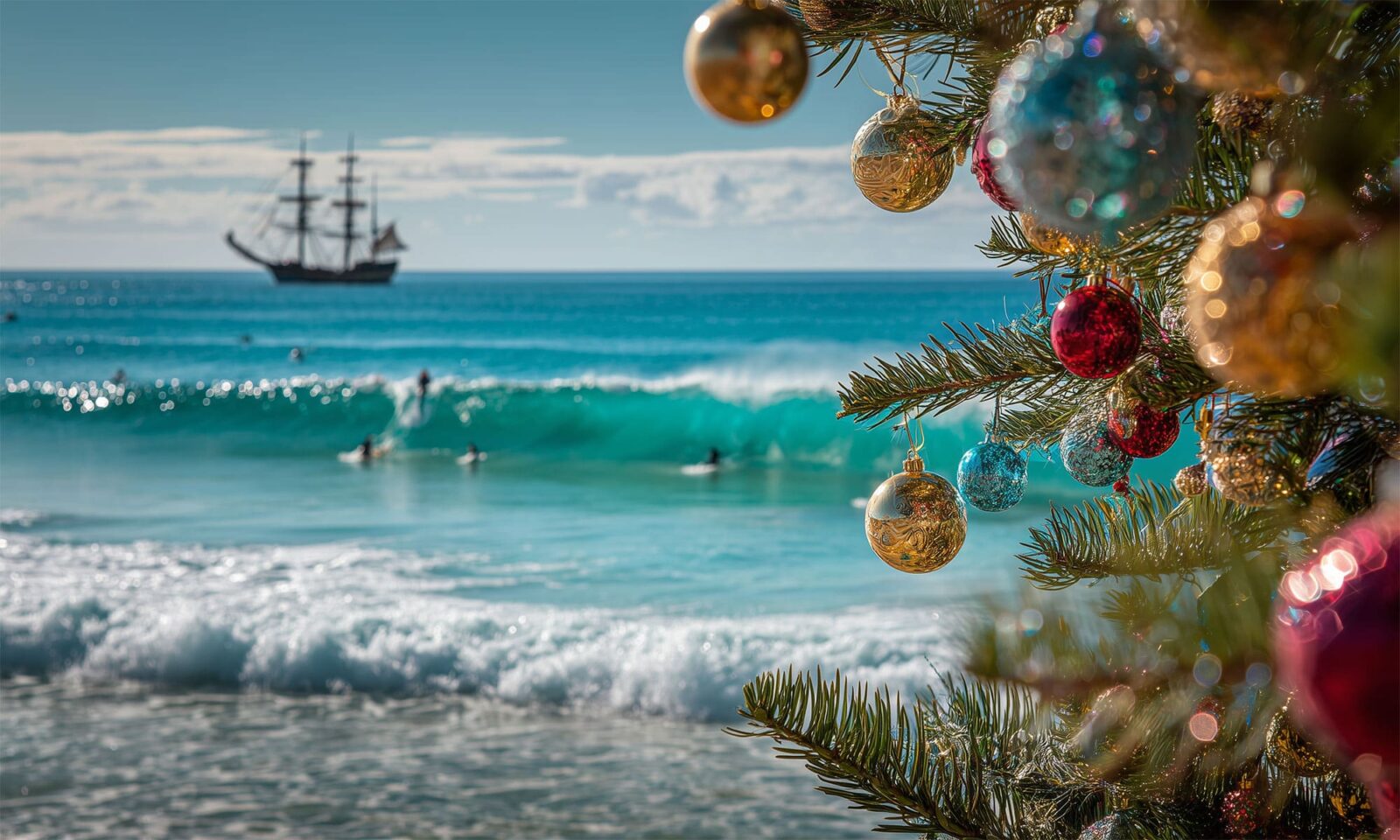 Božić na plaži u Australiji.