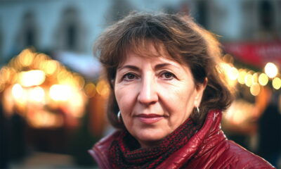 Gospođa Bosiljka na Zagrebačkom adventu.