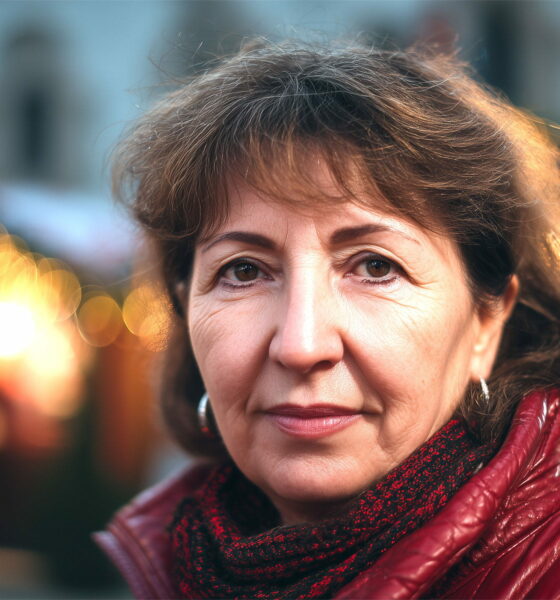 Gospođa Bosiljka na Zagrebačkom adventu.