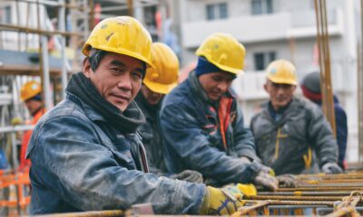 Radnici iz Filipina na gradilištu u Zagrebu.