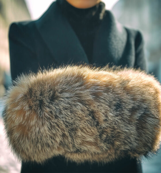 Krzneni muf za grijanje ruku.