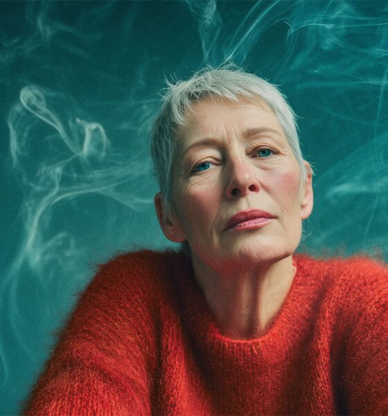 Žena u isparavanjima.