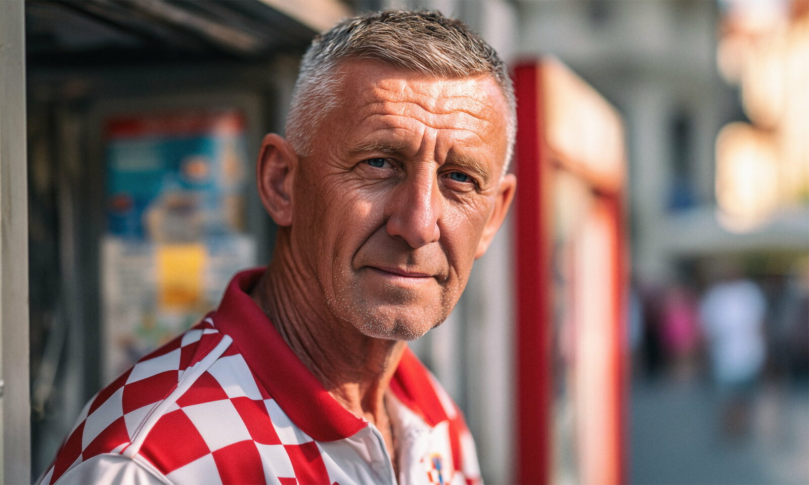 Umirovljenik Jure u dresu hrvatske rukometne reprezentacije.