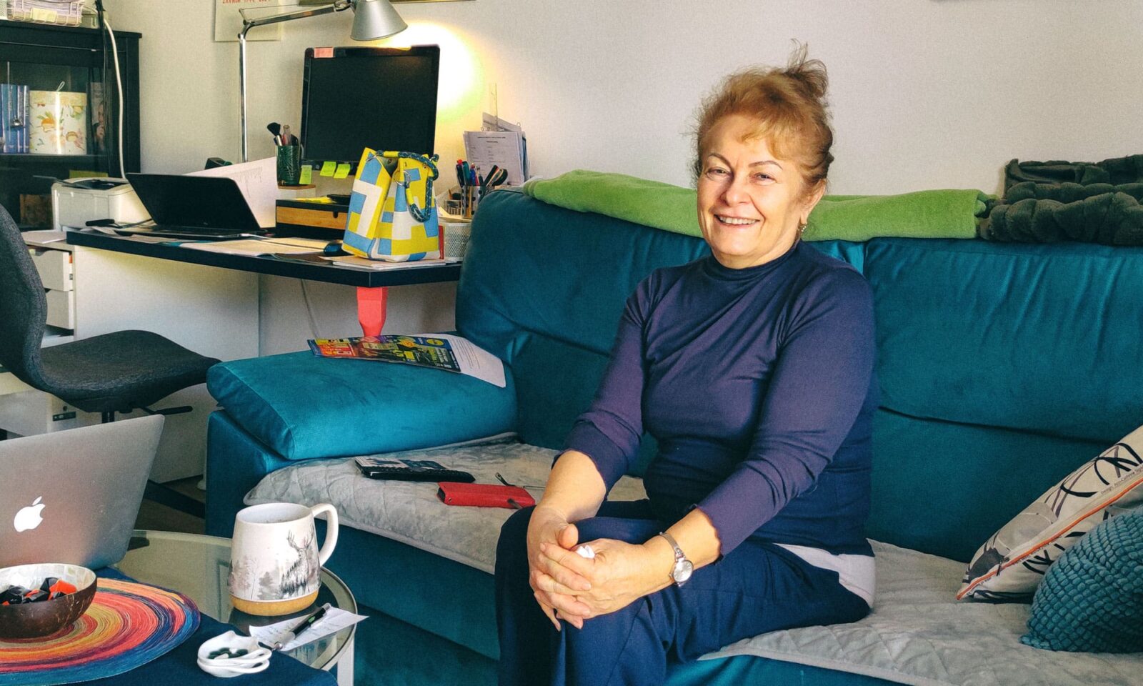 Radmila Nuja u računovodstvenom uredu.