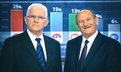 Milivoj Špika i Veselko Gabričević, prvaci umirovljeničkih stranaka.