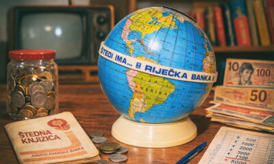 Kasica Riječke banke iz osamdesetih.