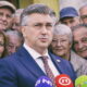 Premijer Andrej Plenković (HDZ) i umirovljenici.