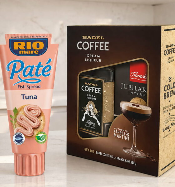 Pašteta Rio Mare, Badelov liker od kave i Franckova ciglica.