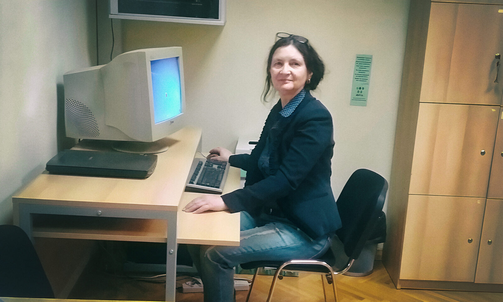 Profesorica Zvjezdana Tešić u zbornici ogulinske srednje škole.