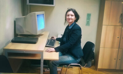 Profesorica Zvjezdana Tešić u zbornici ogulinske srednje škole.