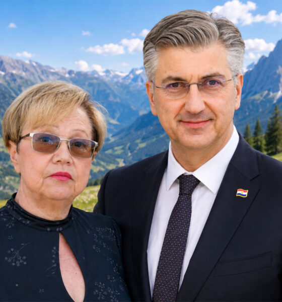 Višnja Fortuna i Andrej Plenković, predsjednica Matice umirovljenika Hrvatske i predsjednik Vlade RH.