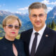 Višnja Fortuna i Andrej Plenković, predsjednica Matice umirovljenika Hrvatske i predsjednik Vlade RH.