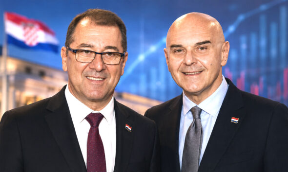 Državni tajnik Marinko Lukenda i ministar mirovinskog sustava Alen Ružić.
