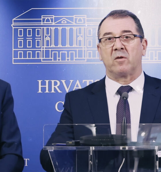 Veselko Gabričević i Marinko Lukenda u Saboru.