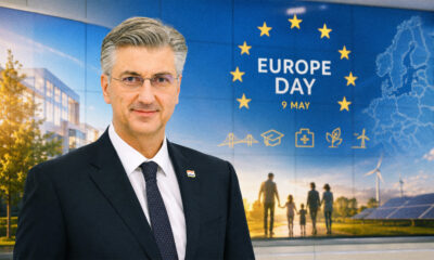Premijer Andrej Plenković (HDZ) i Dan Europe.
