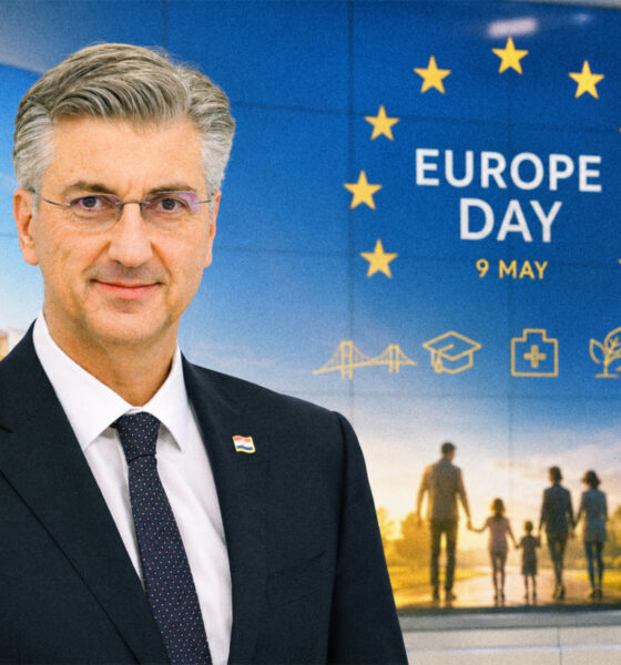 Premijer Andrej Plenković (HDZ) i Dan Europe.