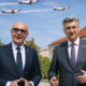Ministar mirovinskog sustava Alen Ružić i premijer Andrej Plenković.
