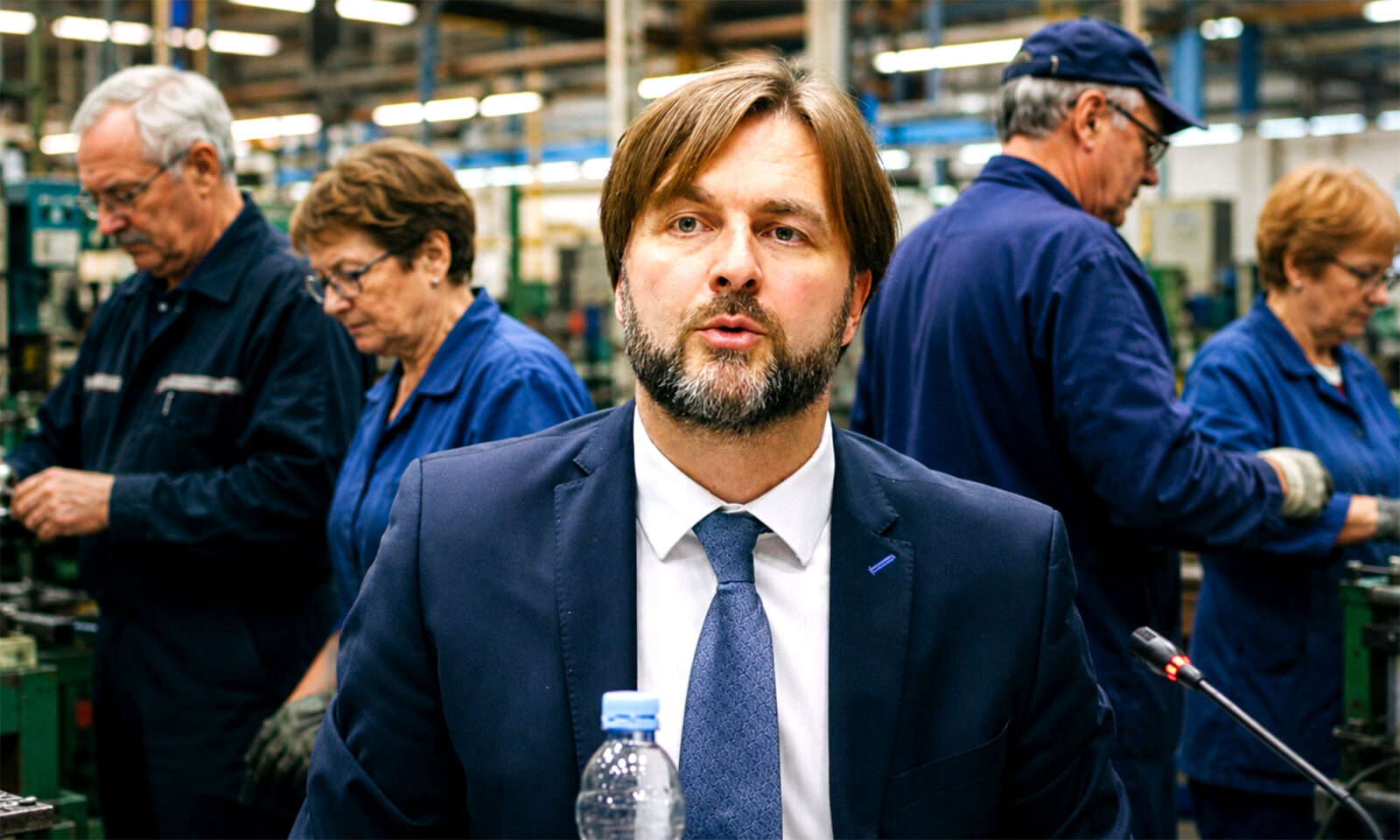 Ministar financija Tomislav Ćorić i radnici.