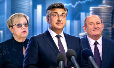 Višnja Fortuna, Andrej Plenkovć i Veselko Gabrićević.