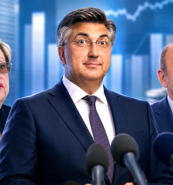 Višnja Fortuna, Andrej Plenkovć i Veselko Gabrićević.