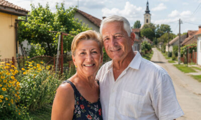 Umirovljenički par u sunčanom Erdutu.