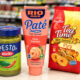 Barilla pesto, Rio Mare pašteta od lososa i Koestlin Tea Time keksi, čije se cijene znatno razlikuju među trgovačkim lancima.