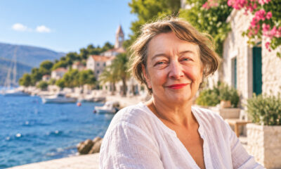 Umirovljenica na Braču, uz more i kamene kuće u mediteranskom ambijentu.