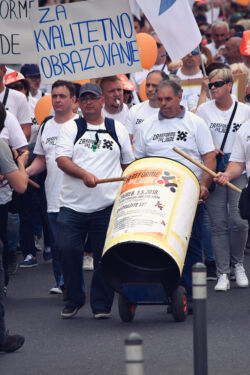 foto: Sandro Bura Prvomajski prosvjed 2018.