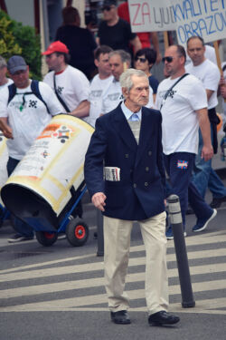 foto: Sandro Bura Prvomajski prosvjed 2018.