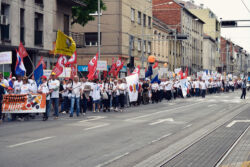 foto: Sandro Bura Prvomajski prosvjed 2018.